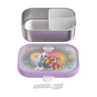 Mepal CAMPUS Edelstahl-Brotdose mit Gabel - Paw Patrol Girl