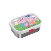 Mepal CAMPUS Edelstahl-Brotdose mit Gabel - Peppa Pig