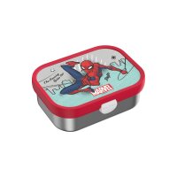 Mepal CAMPUS Edelstahl-Brotdose mit Gabel - Spiderman