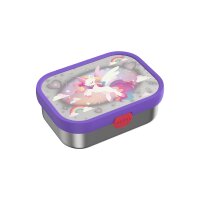 Mepal CAMPUS Edelstahl-Brotdose mit Gabel - Unicorn Glow