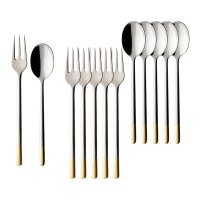 Villeroy & Boch Ella teilvergoldet Kaffeebesteck...