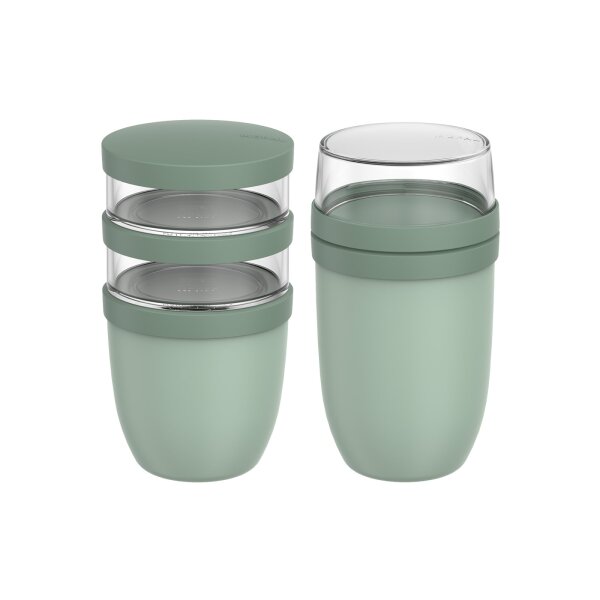 Mepal Ellipse Lunchpot-Set XL 2-teilig - Nordic Sage