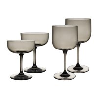 like. by Villeroy & Boch Like Glass Wein- und Sektgläser Set 4-teilig - Smoke