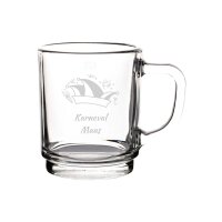 Kaffeeglas 0,2 l geeicht - Prinzenmütze 1 Stück