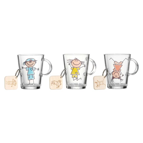Ritzenhoff & Breker Best Friends Teebecher mit Anhänger 290 ml 3er Set