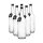Ritzenhoff & Breker Mara Flasche 1 l 6er Set