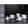 Ritzenhoff & Breker Bianco Rondo Kaffeetasse mit Untertasse 180 ml 6er Set