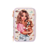 TOPModel 3-Fach Federtasche SUNNY DOG inkl. Stifte