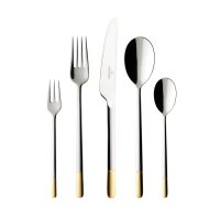 Villeroy & Boch Ella teilvergoldet Tafelbesteck...