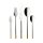 Villeroy & Boch Ella teilvergoldet Tafelbesteck 180-teilig "Gastro-Set"