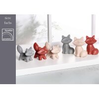 Ritzenhoff & Breker Tiere Dekofiguren Set 5-teilig grau