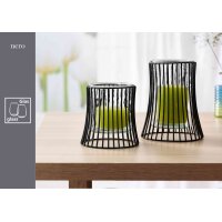 Ritzenhoff & Breker Nero Windlichter-Set 2-teilig rund