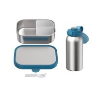 Mepal CAMPUS Edelstahl-Lunchset 2-teilig - Cool Blue