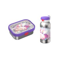 Mepal CAMPUS Edelstahl-Lunchset 2-teilig - Unicorn Glow