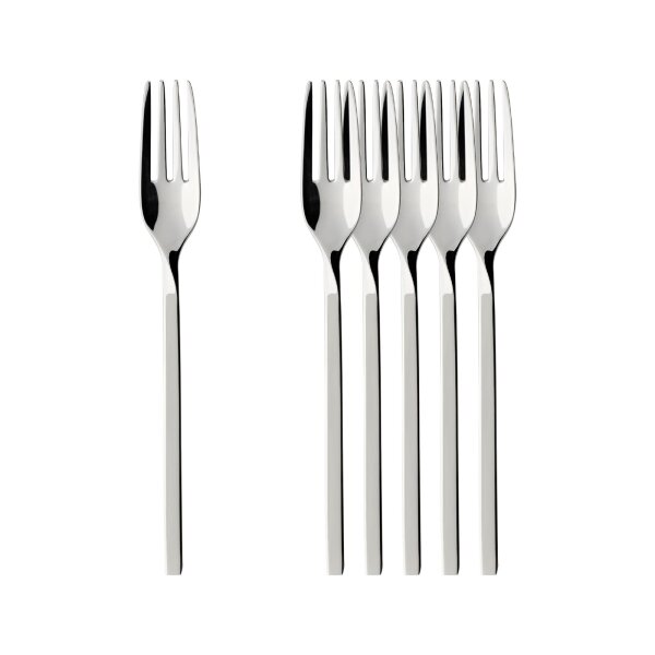 Villeroy & Boch NewWave Kuchengabel 6er Set