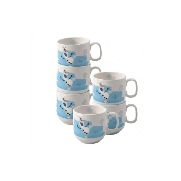 Villeroy & Boch Disney Frozen Becher mit Henkel 170 ml 6er Set