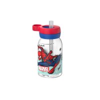 Mepal CAMPUS Trinkflasche mit Trinkhalm 450 ml - Spiderman