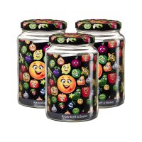 Ritzenhoff & Breker Smile Vorratsglas 1,7 l 3er Set