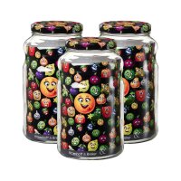 Ritzenhoff & Breker Smile Vorratsglas 2,65 l 3er Set