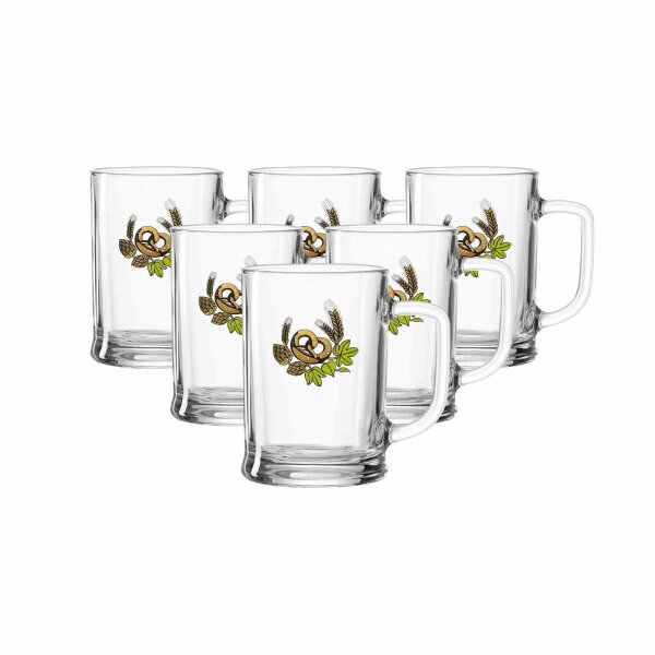 Ritzenhoff & Breker JUPP Bierkrug 550 ml 6er Set