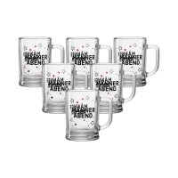 Ritzenhoff & Breker MÄNNER Bierkrug 0,6 l 6er Set