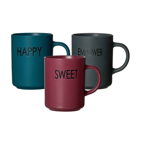 Ritzenhoff & Breker Statement-Henkelbecher Set 390 ml 3-teilig