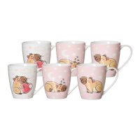 Ritzenhoff & Breker Capybara Henkelbecher 360 ml 6er Set