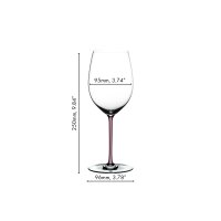 Riedel Fatto A Mano Cabernet/Merlot Weinglas - Mauve