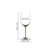 Riedel Fatto A Mano Cabernet/Merlot Weinglas - Orange