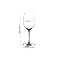 Riedel Fatto A Mano Cabernet/Merlot Weinglas - Türkis