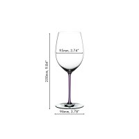 Riedel Fatto A Mano Cabernet/Merlot Weinglas - Opal Violett