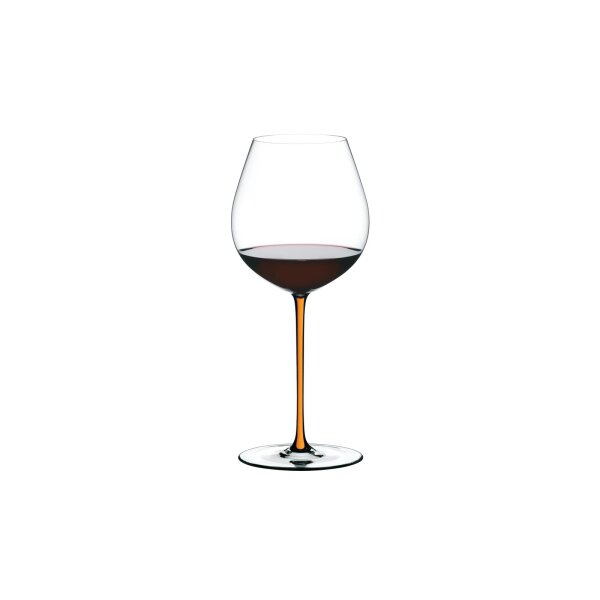 Riedel Fatto A Mano Pinot Noir Weinglas - Orange