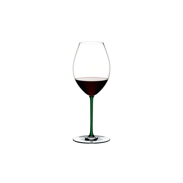 Riedel Fatto A Mano Syrah Weinglas - Grün