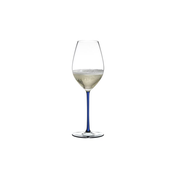 Riedel Fatto A Mano Champagner Weinglas - Dunkelblau