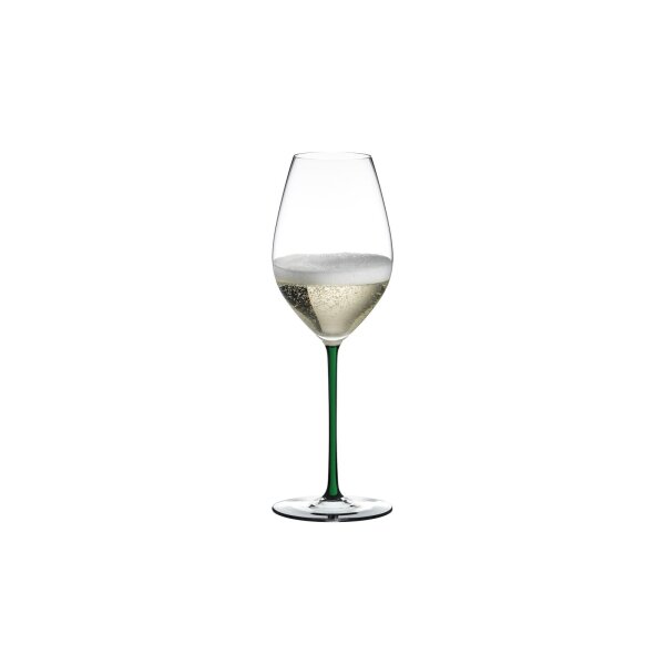 Riedel Fatto A Mano Champagner Weinglas - Grün