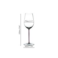 Riedel Fatto A Mano Riesling/Zinfandel Weinglas - Mauve
