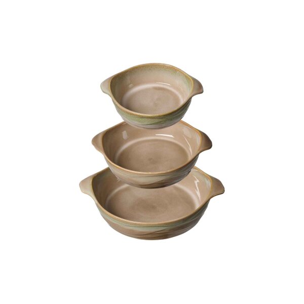 Ritzenhoff & Breker Tortosa Auflaufformen-Set rund 3-teilig