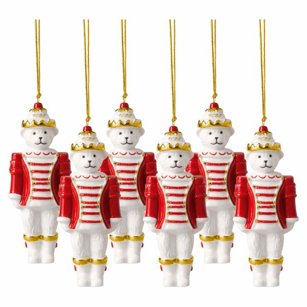 Villeroy & Boch Christmas Classics Ornament Nussknacker 2026 6er Set