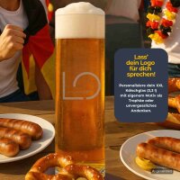 XXL-Kölschglas (3,3 l) mit graviertem Firmenlogo