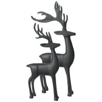 Villeroy & Boch Christmas Chic Hirschpaar Schwarz