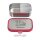 Edelstahl-Brotdose Edelstahl mit Gabel - Cool Pink - Osterhase