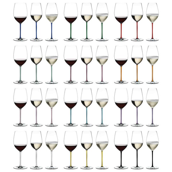 Riedel Fatto A Mano Wein- und Champagnergläser Set 3-teilig - Variante