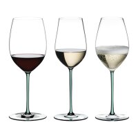 Riedel Fatto A Mano Wein- und Champagnergläser Set 3-teilig - Mint