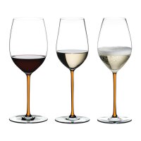 Riedel Fatto A Mano Wein- und Champagnergläser Set 3-teilig - Orange
