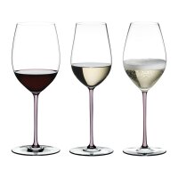 Riedel Fatto A Mano Wein- und Champagnergläser Set 3-teilig - Pink