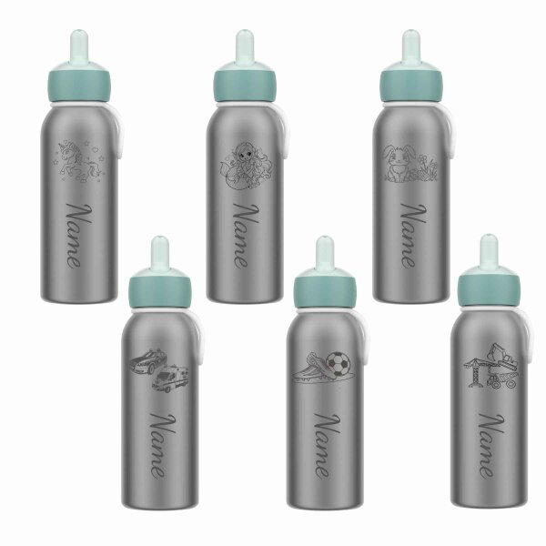 Thermoflasche Campus Flip-Up 350 ml Cool Mint - Verschiedene Motive für Kinder