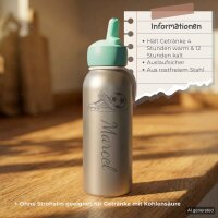 Thermoflasche Campus Flip-Up 350 ml Cool Mint -...