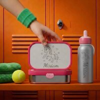 Lunchset Campus Edelstahl Thermoflasche & Brotdose...