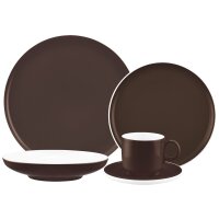 Seltmann Weiden Sento Home Pure Colors Kombiservice 30-teilig - Chocolate Brown