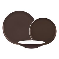 Seltmann Weiden Sento Home Pure Colors Teller-Set 18-teilig - Chocolate Brown